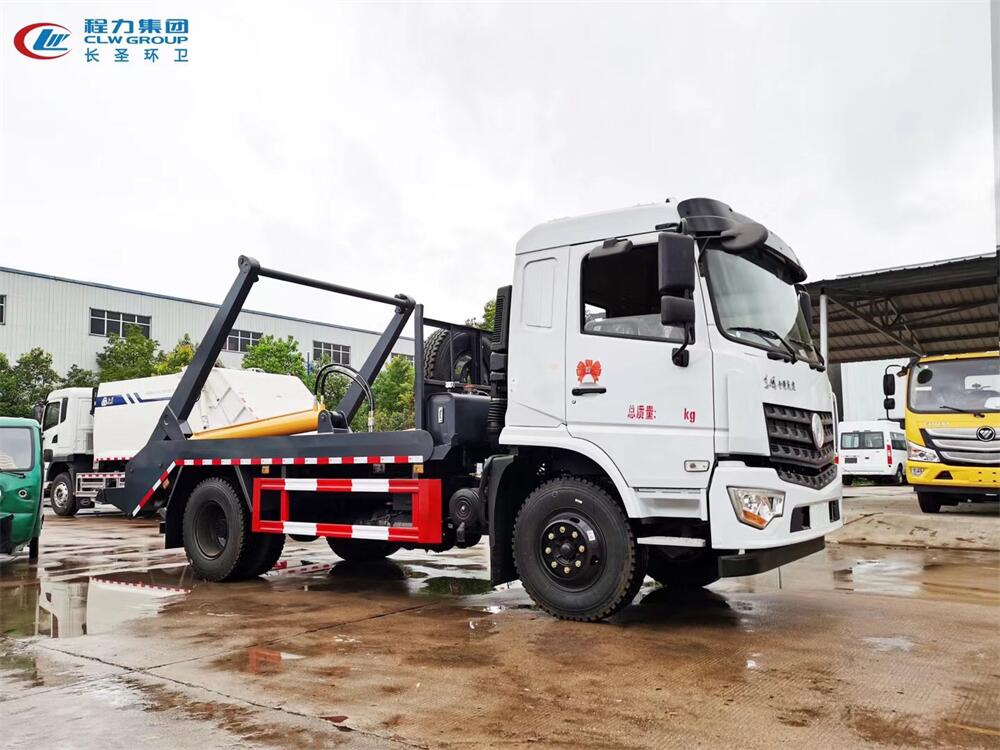 8-10方擺臂垃圾車(chē)-程力東風(fēng)D3 8-10噸擺臂式垃圾車(chē)廠家